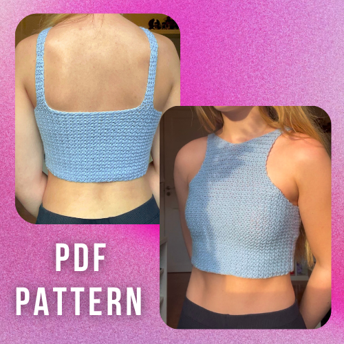 DIGITAL CROCHET PATTERN: Belle Tanktop